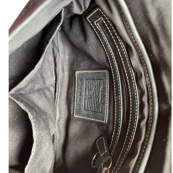 Vintage COACH 6818 SoHo Black Mini Signature 2005 Y2K - Picture 5 of 11